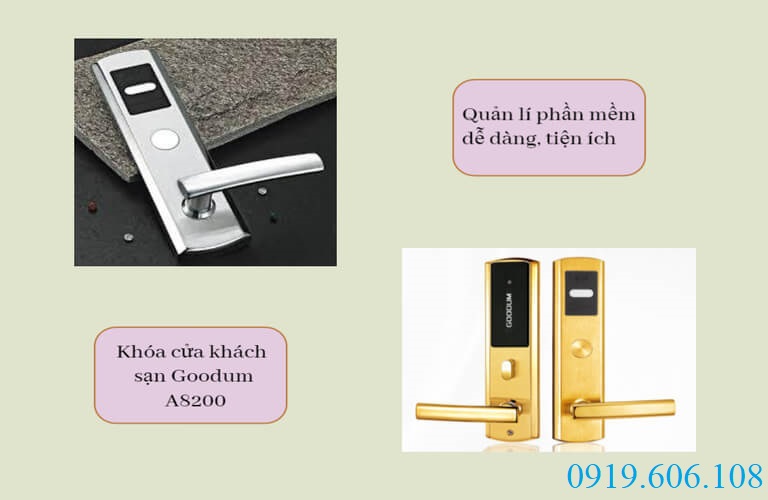 Khóa điện tử khách sạn Goodum A8200