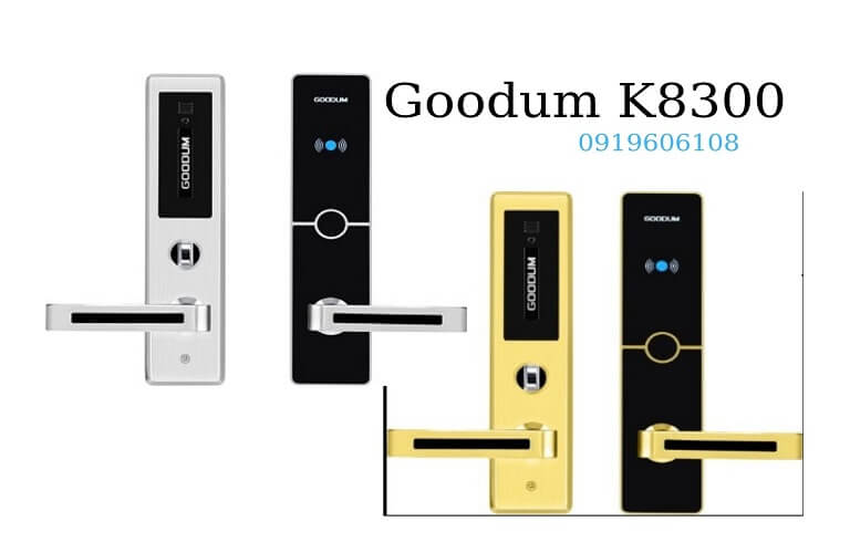 Khóa Cửa Thẻ Từ Goodum K8300 Chính Hãng Chuẩn Châu Âu