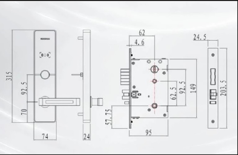 Khóa thẻ từ Goodum K8300