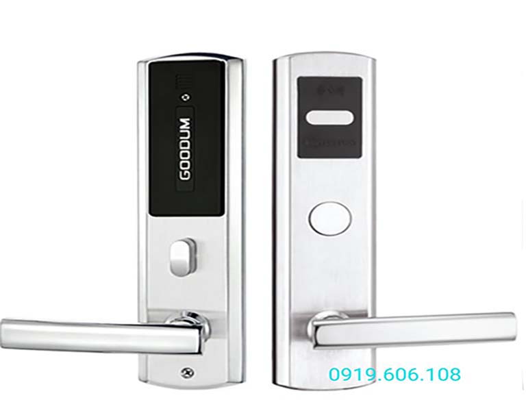 Khóa cửa thẻ từ Goodum A8200 hàng chính hãng chuyên dùng cho khách sạn, văn phòng, bệnh viện... sử dụng dễ dàng, hiệu quả tốt