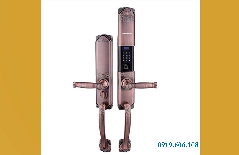 Khóa cửa vân tay Viro Smart Lock 4in1 VR-HB90031 cao cấp