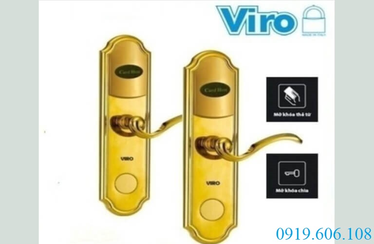 Khóa Cửa Thẻ Từ Khách Sạn Viro Smart Lock VR-P13