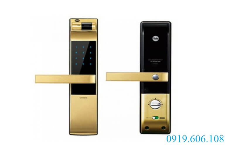 khóa cửa vân tay Yale YDM 4109A Gold