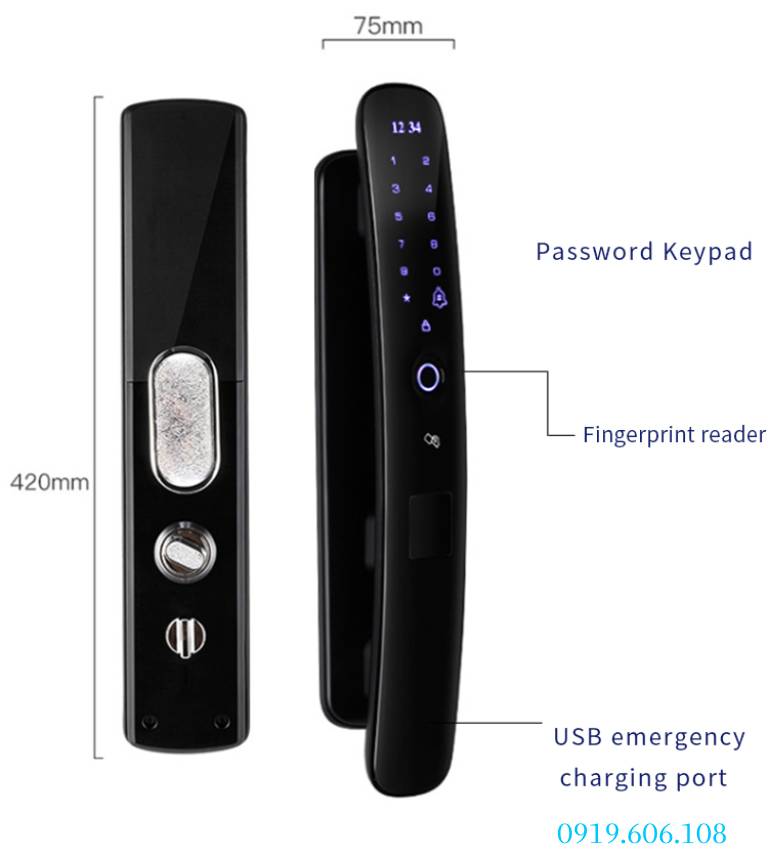 Khóa Cửa Thông Minh OneLock US008