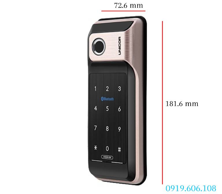 Khóa Cửa Thông Minh Unicor WR500-BW-SA