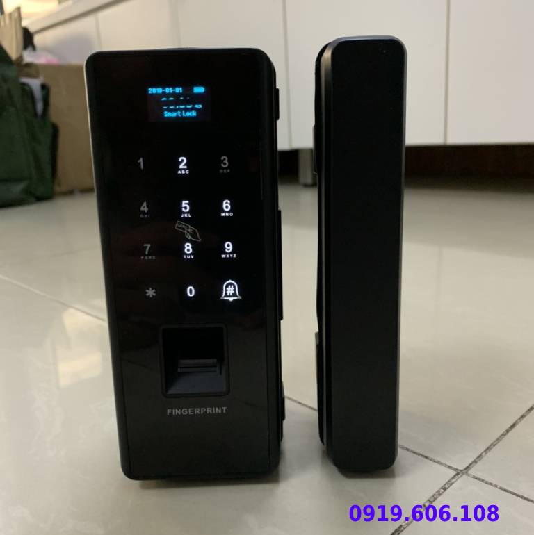 Khóa Cửa Kính Vân Tay Viro Smart Lock 4in1 VR-E12