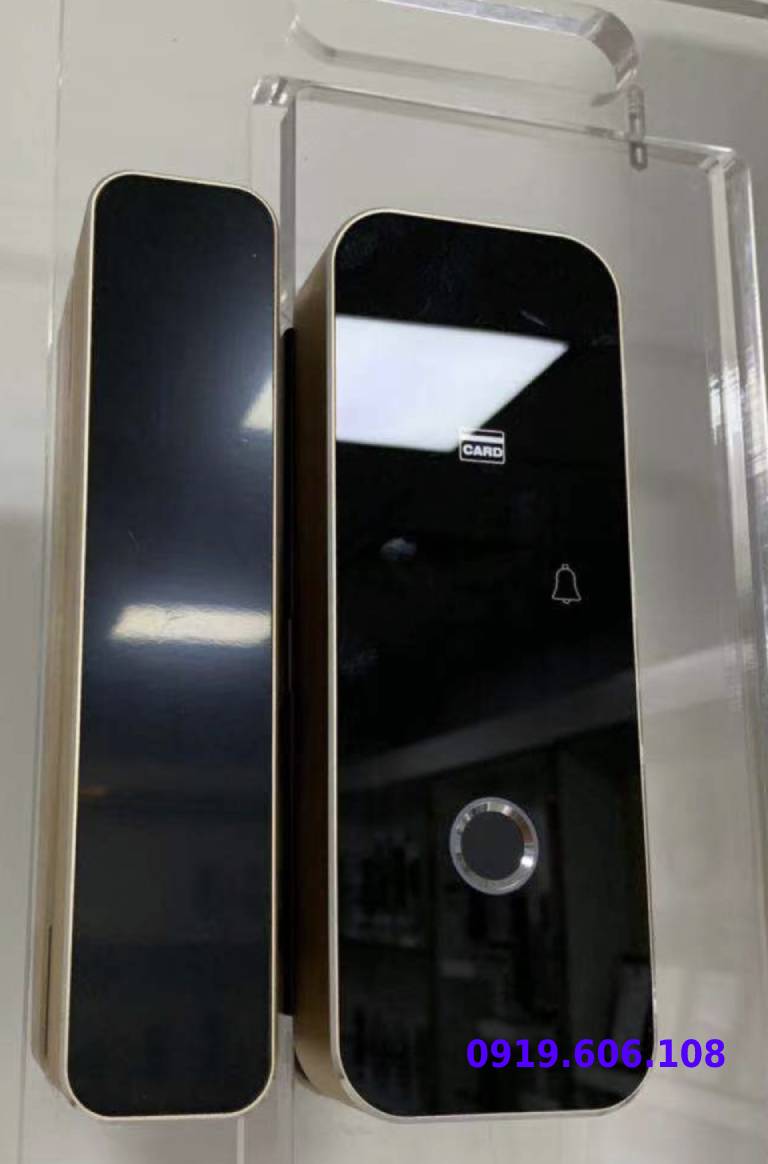 lắp đặt khóa cửa kính vân tay Viro Smart Lock 3in1 VR-E20