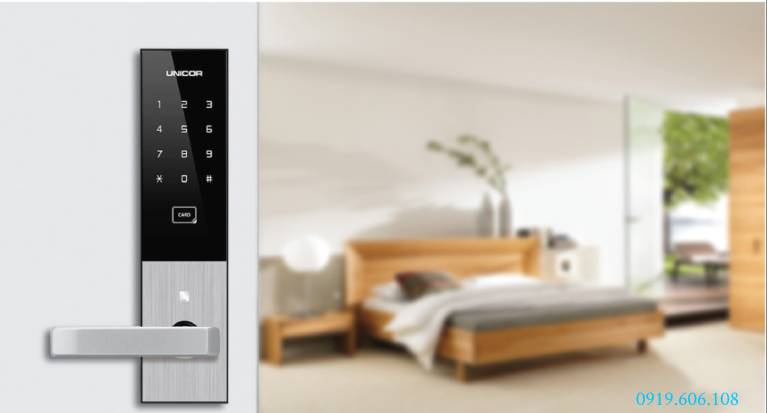Lưu ý lắp đặt Khóa cửa thẻ từ Unicor UN-6700SK Black