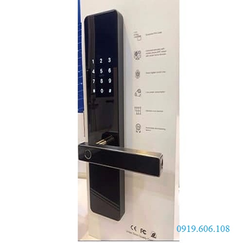 Khóa Vân Tay Cửa Gỗ Viro Smart Lock 3in1 VR-G11A