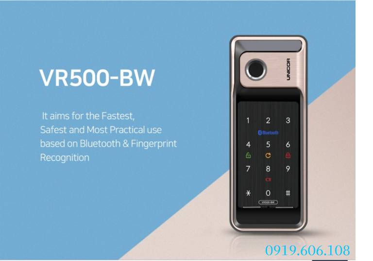 Tính năng của Khóa Cửa Thông Minh Unicor WR500-BW-SA 