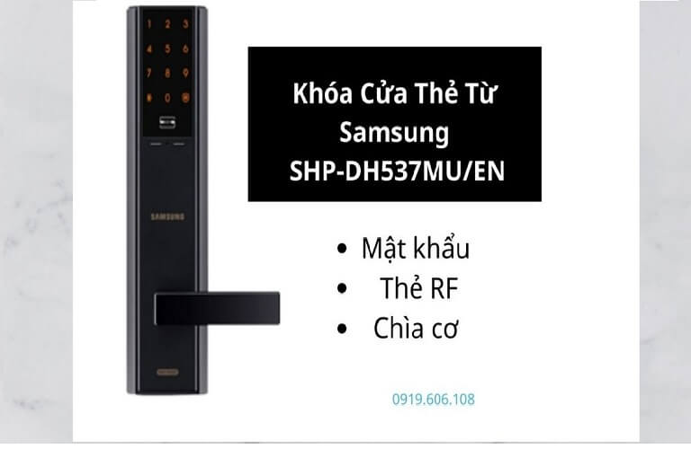 Khóa Cửa Thẻ Từ Samsung SHP-DH537MU/EN Nhập Khẩu Giá Rẻ
