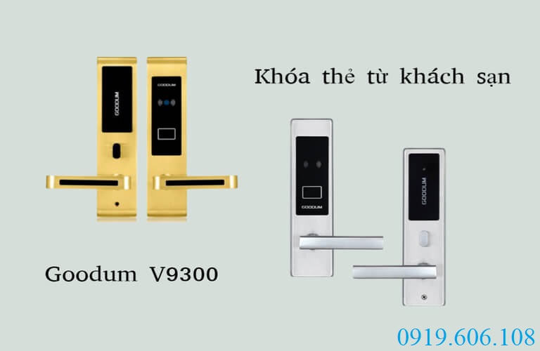 Khóa thẻ từ khách sạn Goodum V9300 giá bình dân nhưng chất lượng cao cấp
