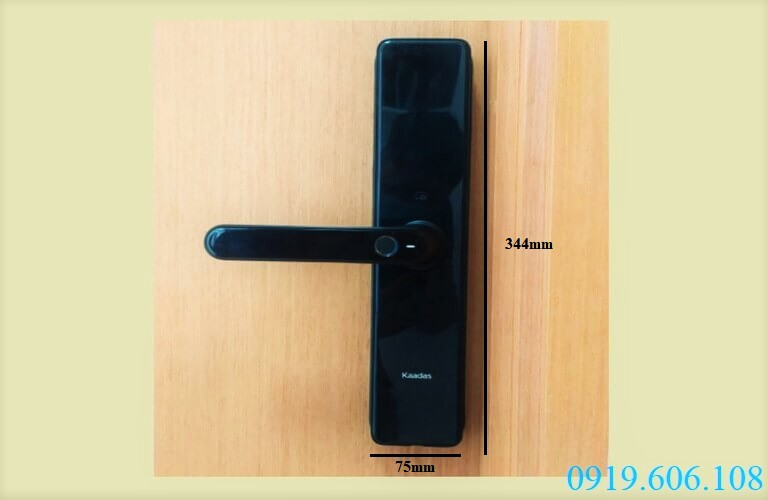 Khóa thông minh cho cửa chung cư Kaadas S500-C giúp cánh cửa thêm phần kiên cố, vững chắc hơn trước kẻ xấu