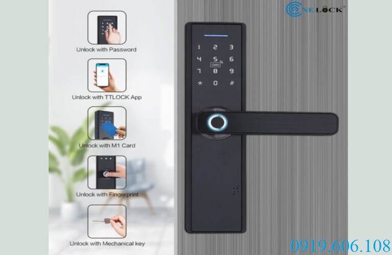 OneLock WS002 tích hợp 5 tính năng trong một ổ khóa vô cùng tiện ích