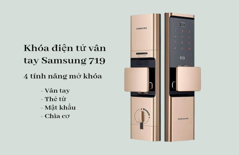 Mẫu khóa cửa điện tử Samsung SHP-DR719