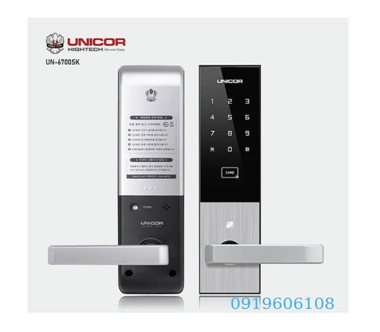 Top 10 Khóa Cửa Điện Tử Unicor Hàn Quốc Chính Hãng Cao Cấp