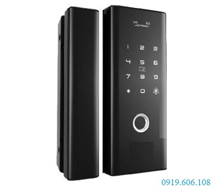 Khóa Cửa Kính Vân Tay Viro Smart Lock 4in1 VR-E12