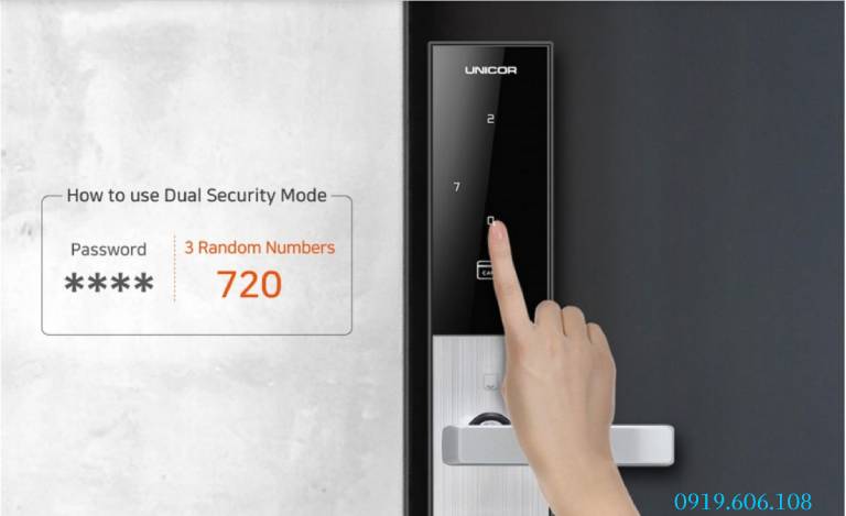 Công dụng của Khóa Cửa Vân Tay Unicor M6700BK