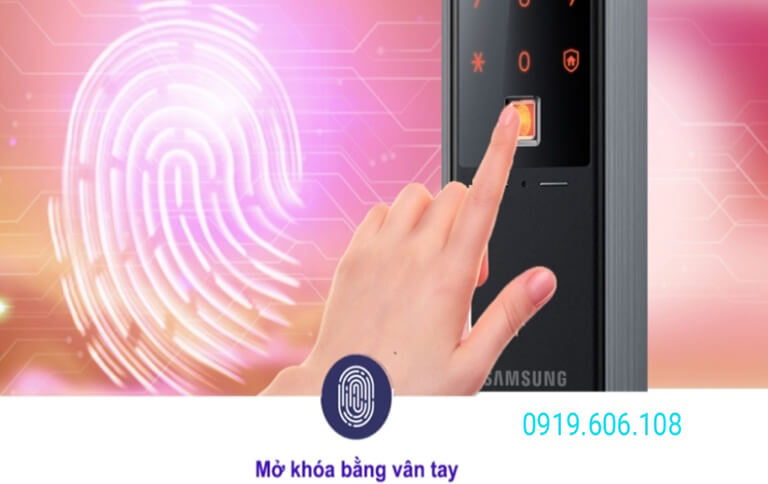 khóa cửa vân tay Samsung SHP-DH538MU/EN áp dụng công nghệ điện dung, mở khóa nhanh nhạy, khóa chống sao chép vân tay nên độ bảo mật cao 
