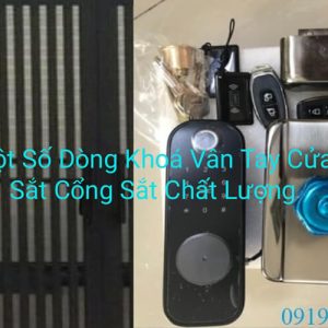 Top 5 Khóa Vân Tay Cửa Sắt, Cổng Sắt Độ Bền Cao Hiện Đại