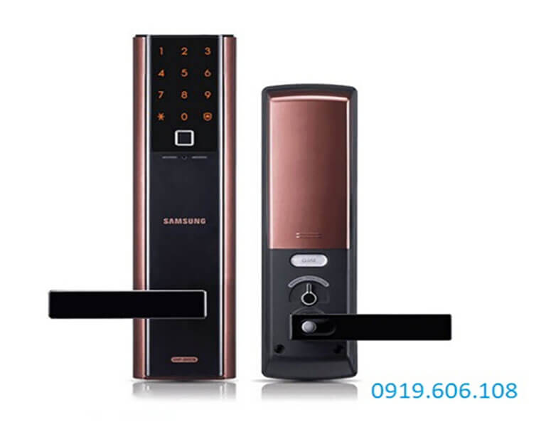Khóa cửa vân tay mã số Samsung SHP-DH538MC/EN