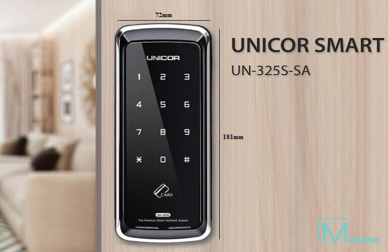 Khóa cửa thẻ từ Unicor UN-325S-SA
