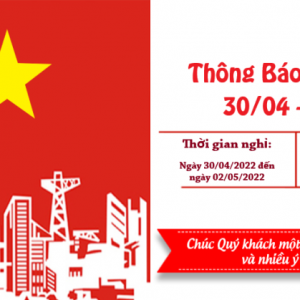 Mia Lock Việt Nam – Thông Báo Nghỉ Lễ 30/04 Và 01/05/2022