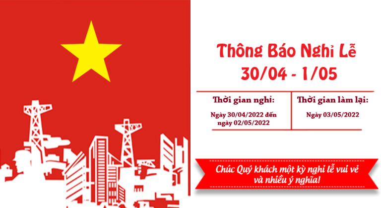 Mia Lock Việt Nam – Thông Báo Nghỉ Lễ 30/04 Và 01/05/2022
