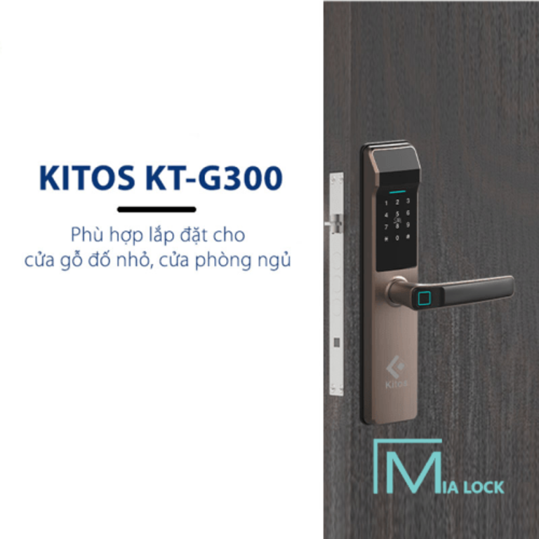 Khoá Kitos được thiết kế phù hợp với môi trường trong nhà và lắp đặt trên nhiều loại cửa có chất liệu khác nhau