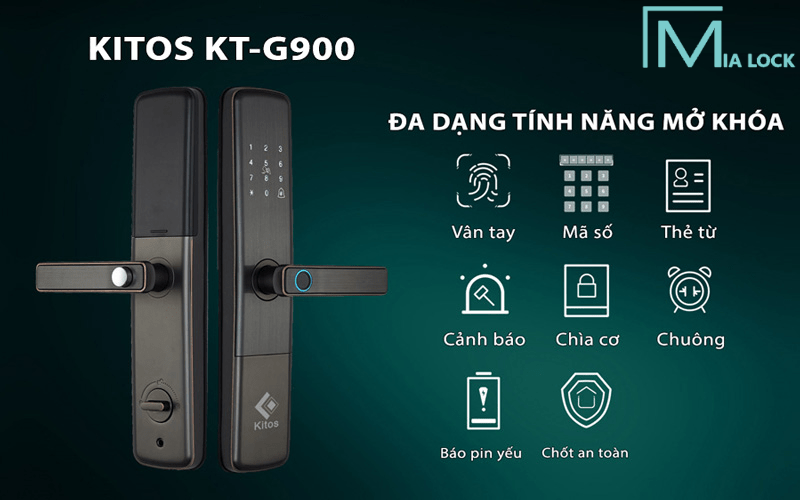 Khoá Cửa Vân Tay Kitos KT-G900