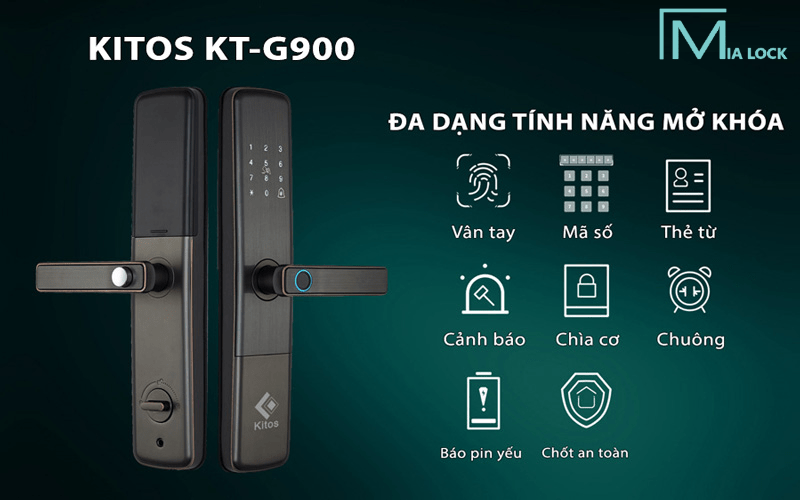 Khoá Cửa Vân Tay Kitos KT-G900 Plus