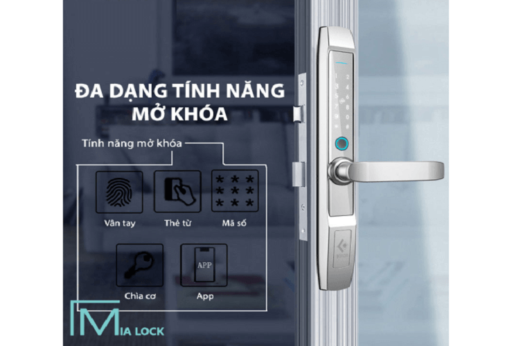 Khóa Vân Tay Cửa Nhôm Kitos KT-AL520 II Plus Chính Hãng
