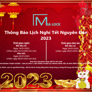 Mia Lock Việt Nam Thông Báo Lịch Nghỉ Tết Nguyên Đán 2023